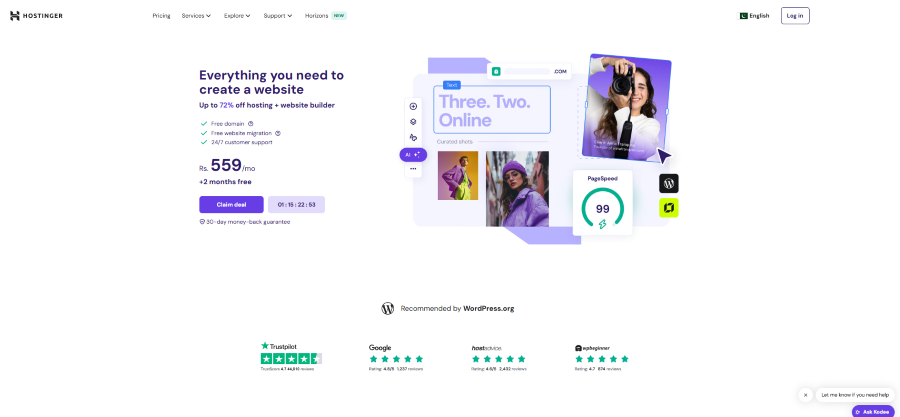 Hostinger Web Hosting 2025