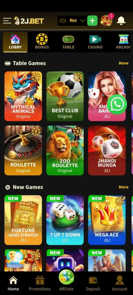 2J BET Game