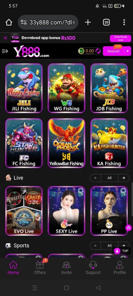 Y888 game