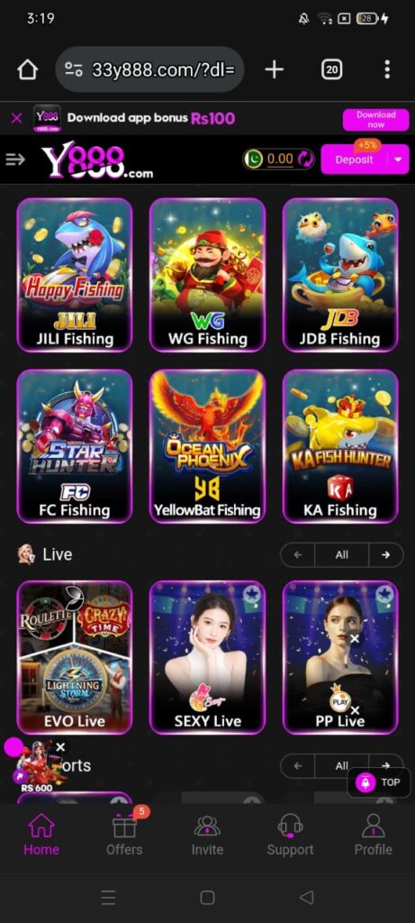 Y888 game