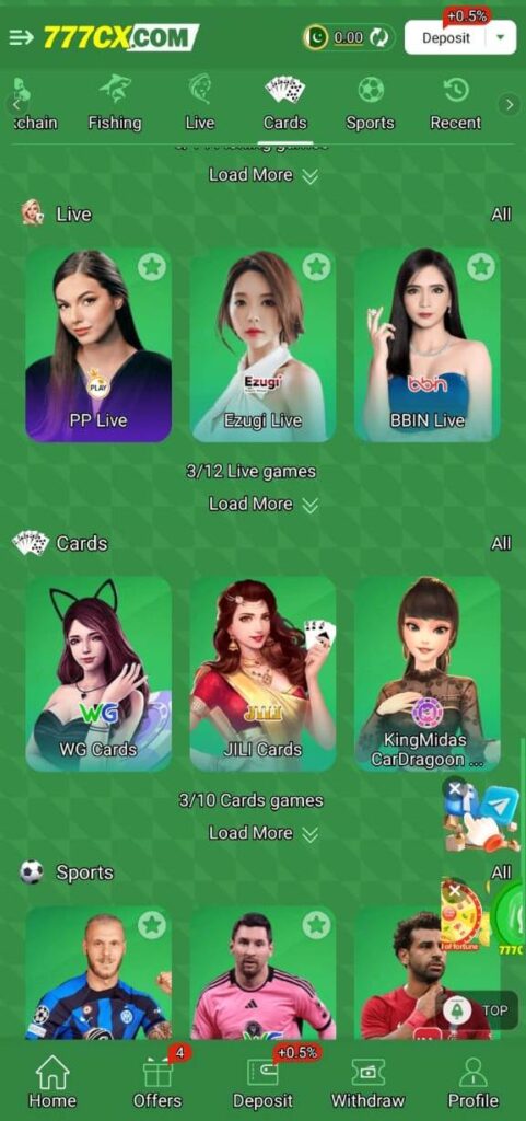 777CX Game