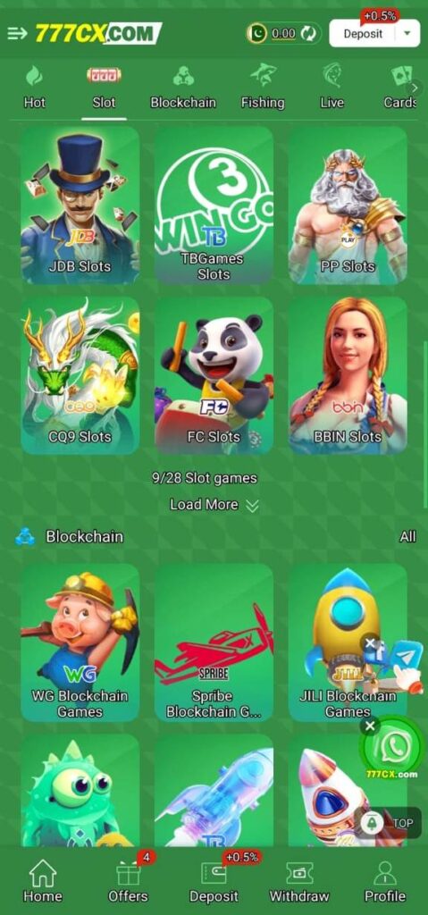 777CX Game