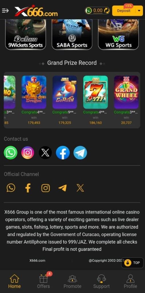 X666 Game